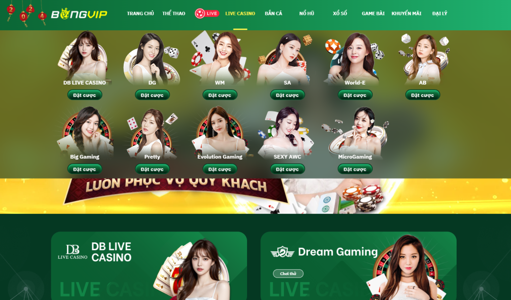 Live Casino hấp dẫn