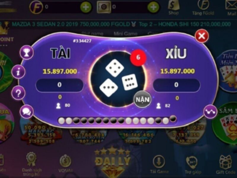 Game cá cược tài xỉu online tại Bongvip